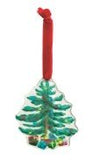Classic Christmas Glass Ornament Seasonal Mudpie Tree
