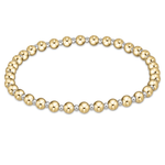 Classic Grateful Pattern 4mm Bead Bracelet - Mixed Metal Bracelets enewton