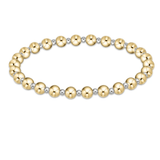 Classic Grateful Pattern 5mm Bead Bracelet - Mixed Metal Bracelets enewton