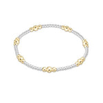 Classic Purpose 4mm Bead Bracelet - Mixed Metal Bracelets enewton