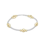 Classic Purpose 6mm Bead Bracelet - Mixed Metal Bracelets enewton