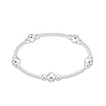 Classic Purpose 6mm Bead Bracelet - Sterling Bracelets enewton