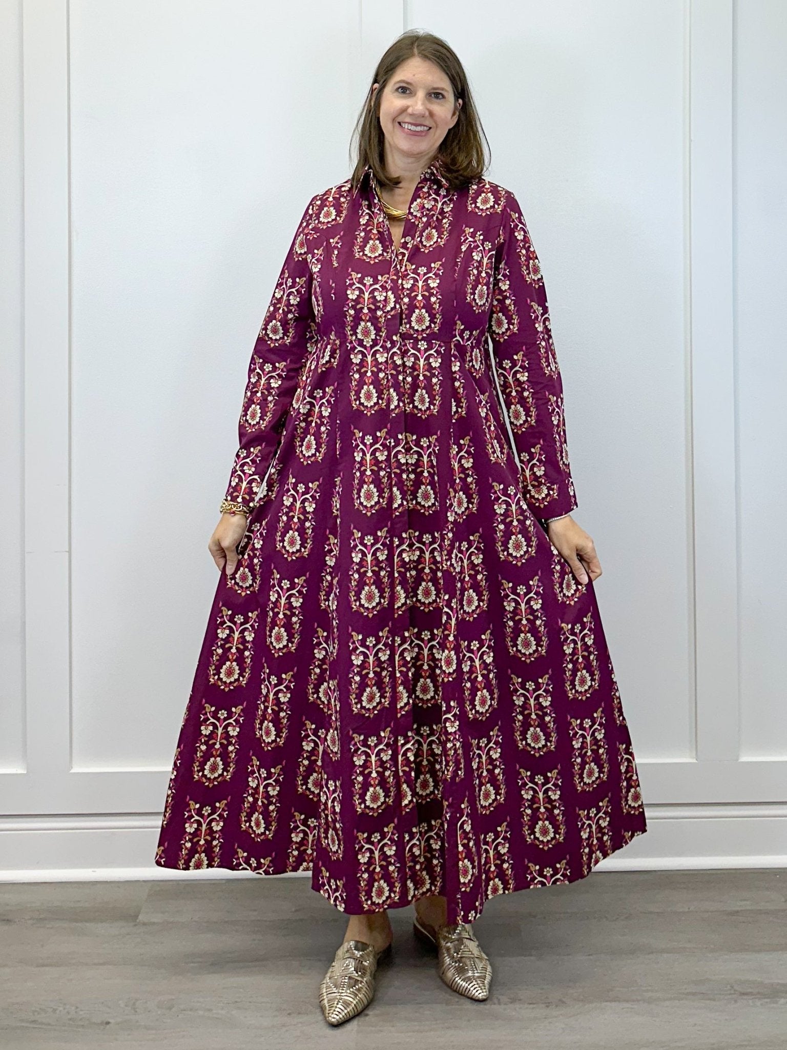 Classic Shirtdress - Bramble Motifs - Sugar Babies Children's Boutique/Meg's Shoppe