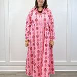 Classic Shirtdress - Scarlet Blossom Long Dresses Livro