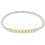 Classic Sterling Beaded Bliss 2mm Bead Bracelet - 4mm Sterling Bracelets enewton