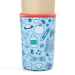 Classroom Icons Drink Sleeve: Medium Insulated Drinkware Callie Danielle