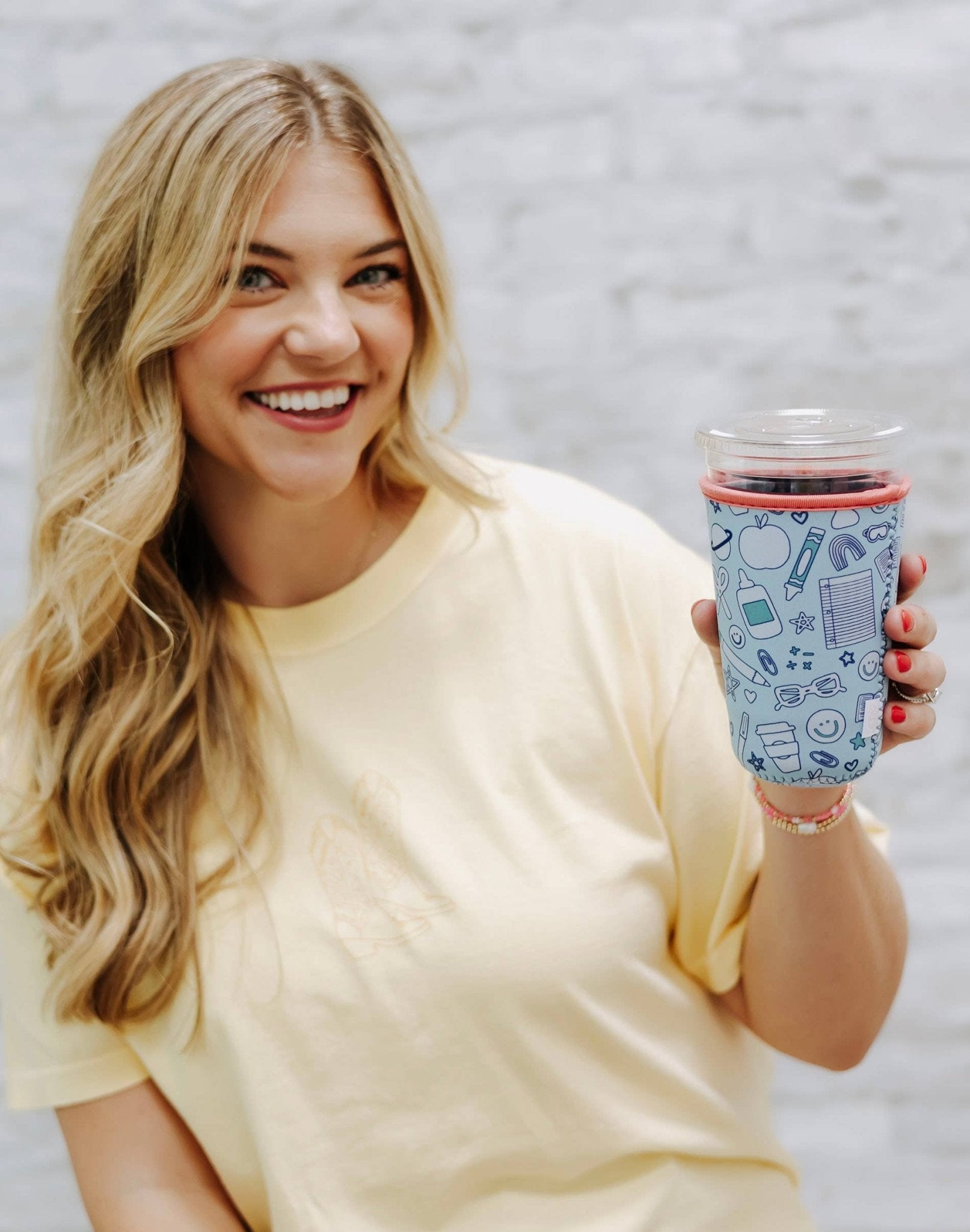 Classroom Icons Drink Sleeve: Medium Insulated Drinkware Callie Danielle