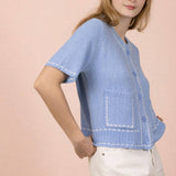 Clear Sky Stitch Cardigan Sweaters VERY J