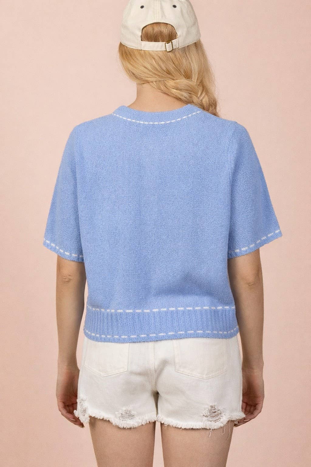 Clear Sky Stitch Cardigan Sweaters VERY J
