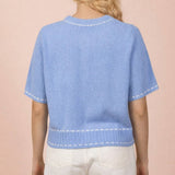 Clear Sky Stitch Cardigan Sweaters VERY J