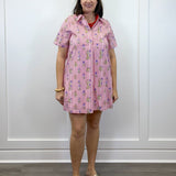 Cloverfield Striped Dress - Red Short Dresses Jodifl