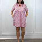 Cloverfield Striped Dress - Red Short Dresses Jodifl