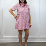 Cloverfield Striped Dress - Red Short Dresses Jodifl