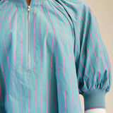 Coastal Cool Zip Top Tops Glam