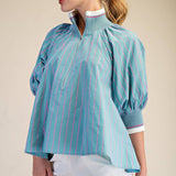 Coastal Cool Zip Top Tops Glam
