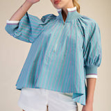 Coastal Cool Zip Top Tops Glam