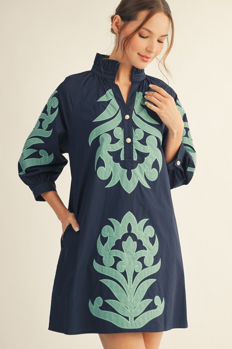 Coastal Moon Dress - Sugar Babies Children's Boutique/Meg's Shoppe