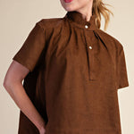 Cocoa Club Suede Top - Sugar Babies Children's Boutique/Meg's Shoppe