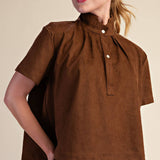 Cocoa Club Suede Top - Sugar Babies Children's Boutique/Meg's Shoppe