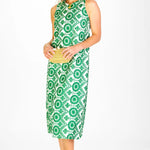 Collette Dress - Emerald Vine Embroidery Long Dresses Duffield Lane