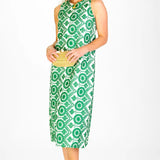 Collette Dress - Emerald Vine Embroidery Long Dresses Duffield Lane