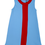 Collins Dress - Blue & Red Girls Play Dresses Millie Jay