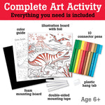 Color by Number T - Rex Foil Fun - Sugar Babies Children's Boutique/Meg's Shoppe