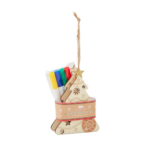 Color-Me Light-Up Ornaments - Assorted Seasonal Mudpie Tree