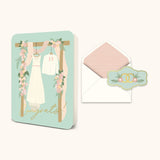 Congrats Wedding Attire Deluxe Greeting Card Paper Goods Studio Oh!