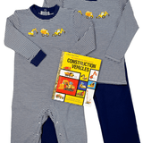 Construction Romper Boys Bubbles + Rompers Itsy Bitsy