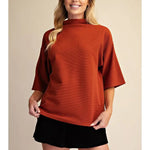 Copper Canyon Mock Neck Top - Sugar Babies Children's Boutique/Meg's Shoppe