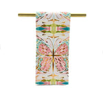 Cortnei Kaleidoscope Butterfly Tea Towel Textiles Rachel Brooks Design, LLC