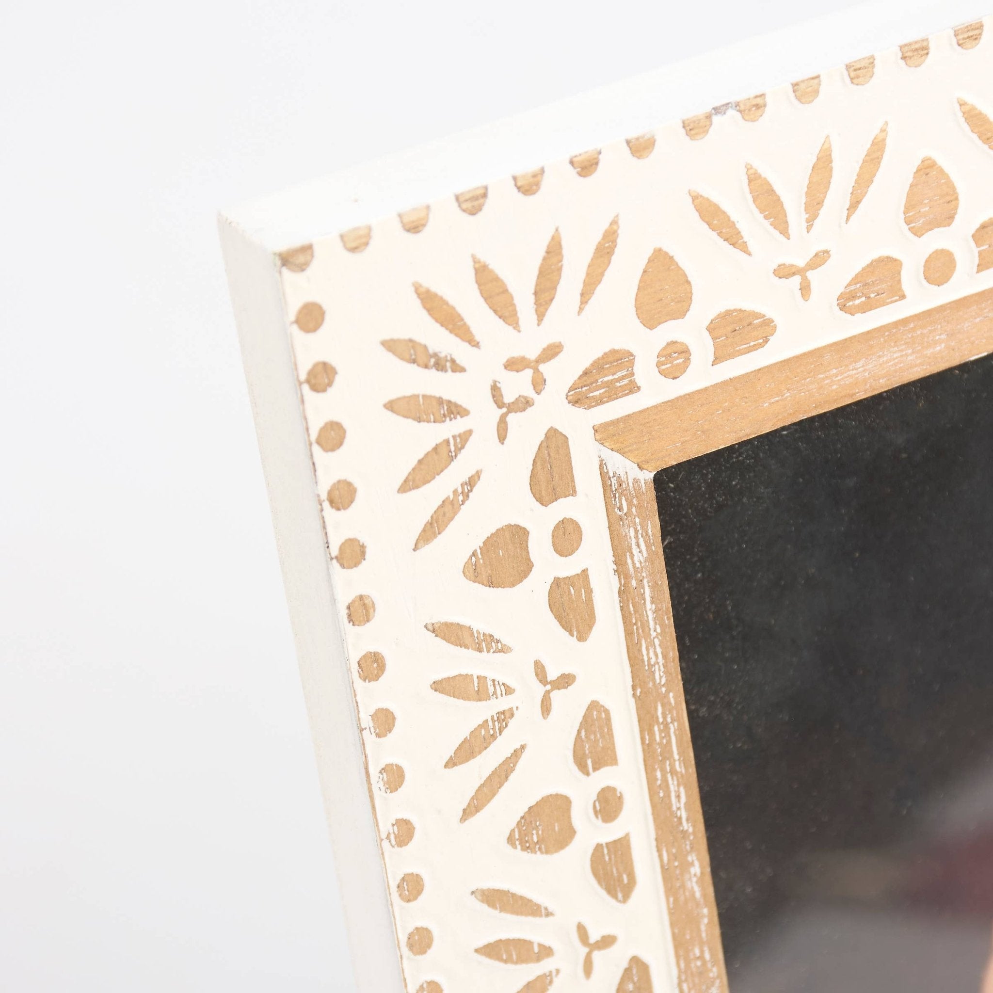 Cottage Floral Photo Frame Home Decor Primitives by Kathy