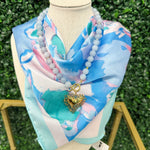 Cotton Candy Dreams Scarf Necklace Necklaces Hart Designs