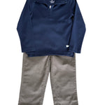 Cotton Corduroy Trouser - Taupe Boys Pants Pedal Kidswear