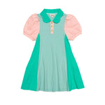 Country Club Dress - Aqua Mix Girls Play Dresses Finding Foxtale