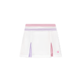 Courtney Skort - Pure Coconut/Cotton Candy Pink/Petal Purple Girls Skirts + Bloomers Set Athleisure
