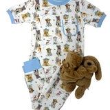 Cowboy Pups Organic Cotton 2pc Pajamas Kids Pajamas Nola Tawk