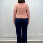 Cozy Flora Zip Sweater - Dusty Pink Sweaters &Merci