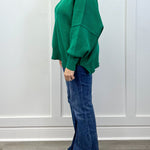 Cozy Pine Ribbed Sweater - Forest Green Sweaters Zenana