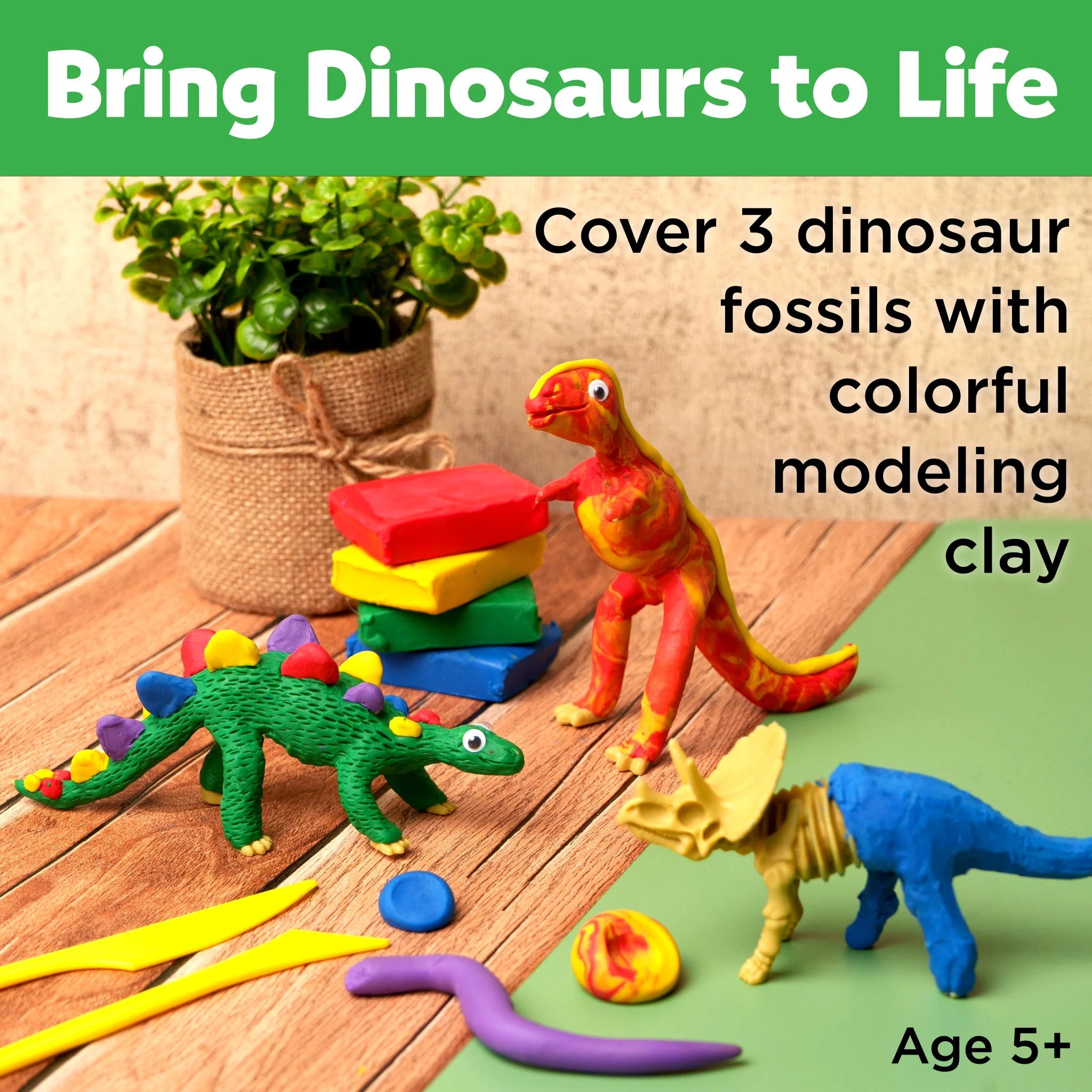 Create w/ Clay Dinosaurs - Sugar Babies Children's Boutique/Meg's Shoppe