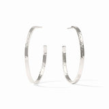 Crescent Hoop - Silver - Large Earrings Julie Vos