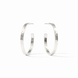 Crescent Hoop - Silver - Medium Earrings Julie Vos