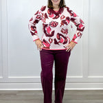 Crew Neck Jacquard Sweater - Cream - Sugar Babies Children's Boutique/Meg's Shoppe