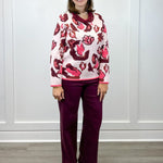 Crew Neck Jacquard Sweater - Cream - Sugar Babies Children's Boutique/Meg's Shoppe