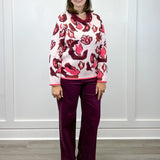 Crew Neck Jacquard Sweater - Cream - Sugar Babies Children's Boutique/Meg's Shoppe