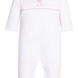 Crochet Footie - Pink Giraffe Baby Sleepwear Little English