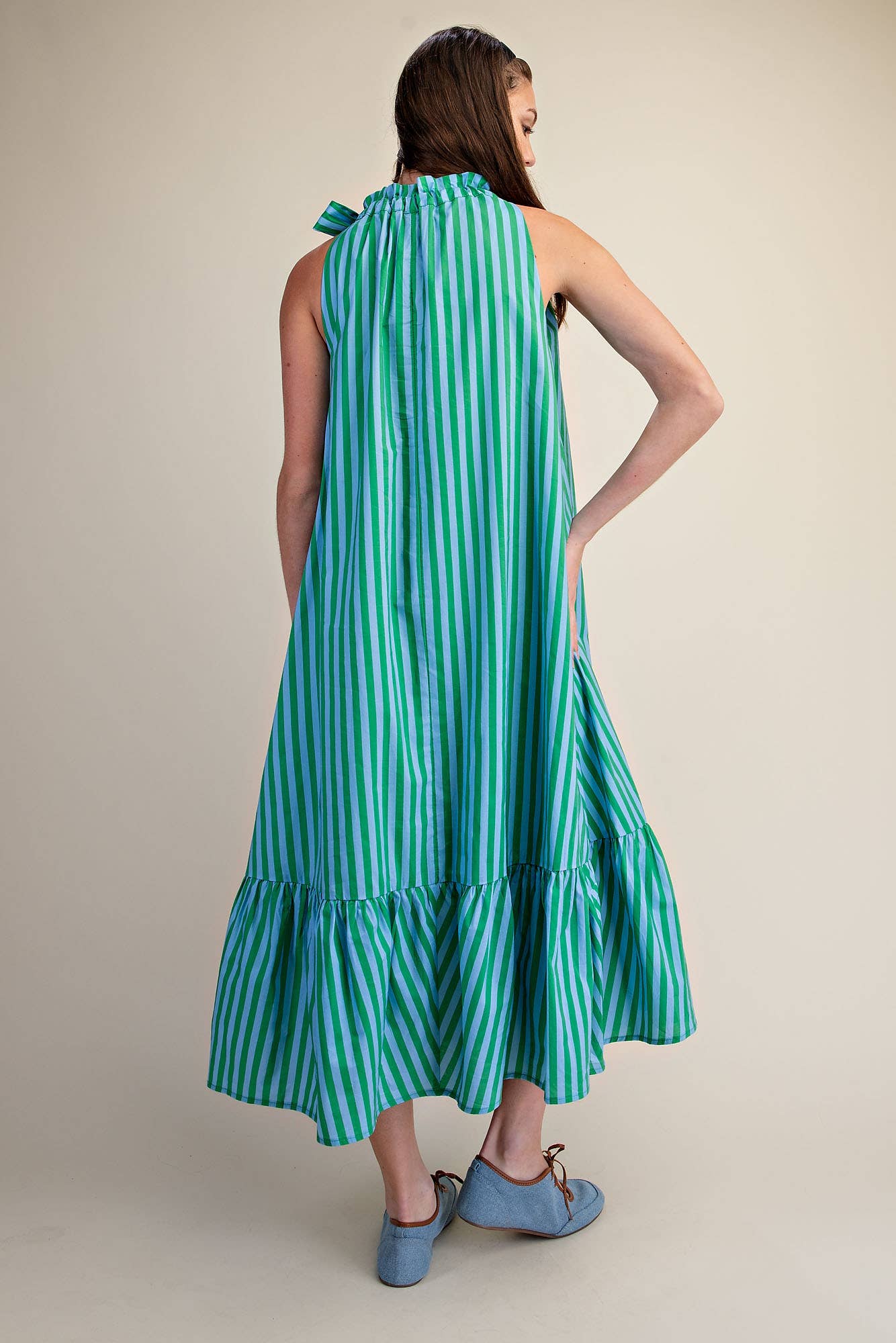 Seaside Stripe Maxi Dress Long Dresses Glam