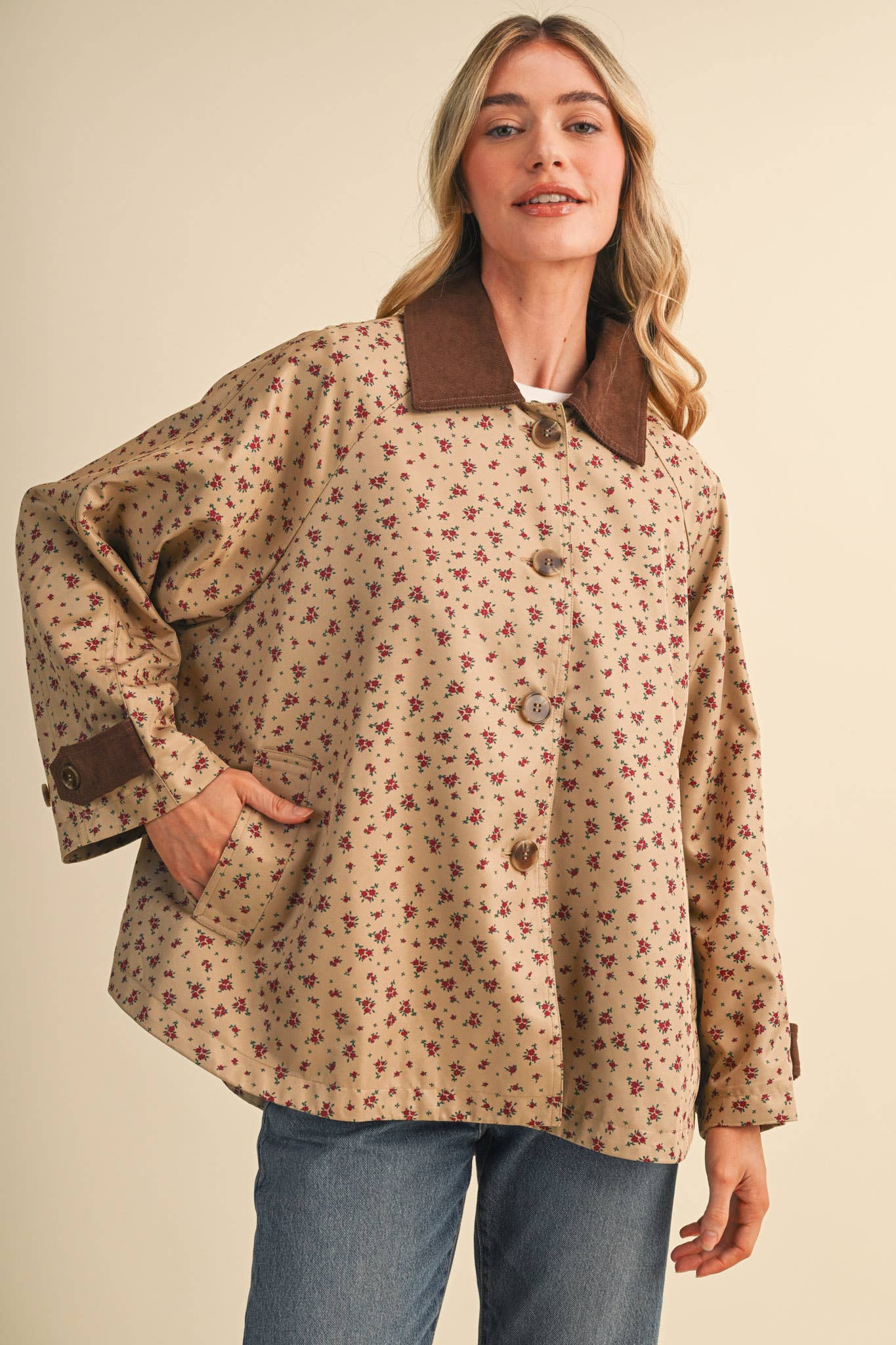 Heritage Floral Swing Jacket Outerwear &MERCI