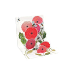 Dahlias and Bees Greeting Card Paper Goods Up With Paper
